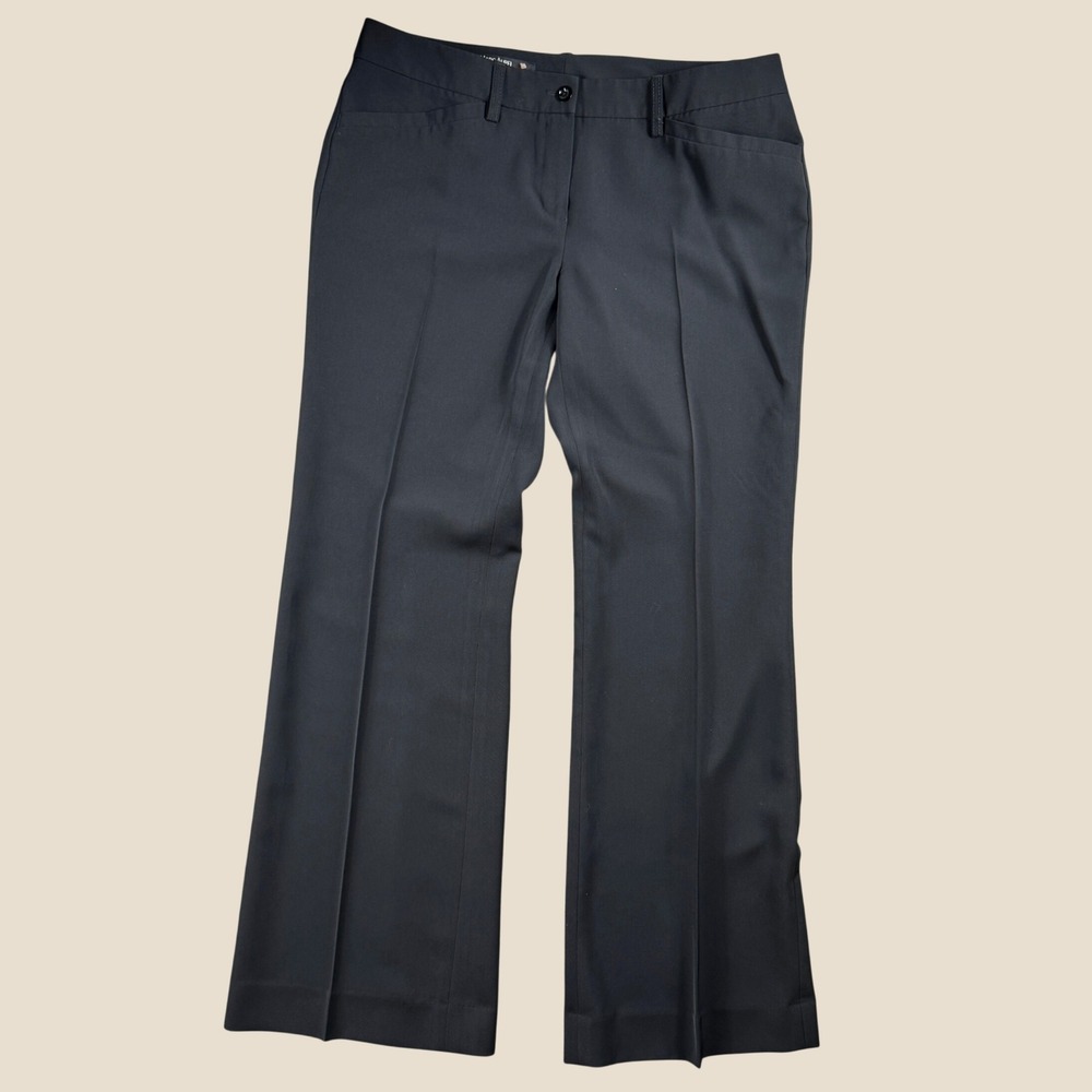 Marc Aurel‎ Dress Pants Womens EU 42 Black Straight Leg Tailored Workwear Slacks